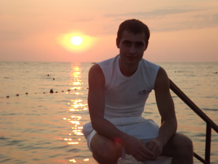 я на море