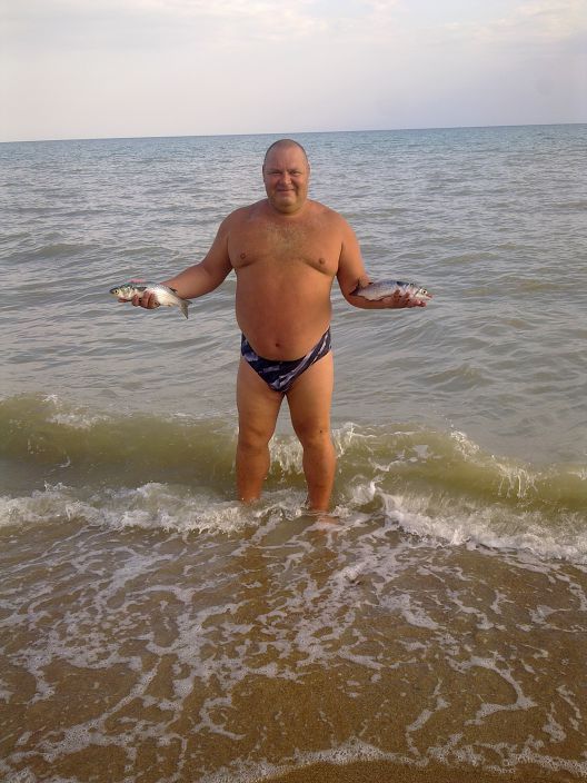 Я сам поймал рыбу в Черном море