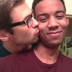 Kissing my cute boyfriend