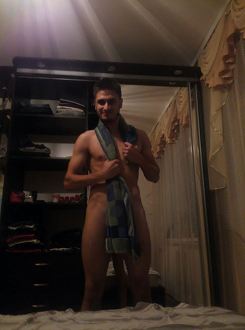 После душа=)