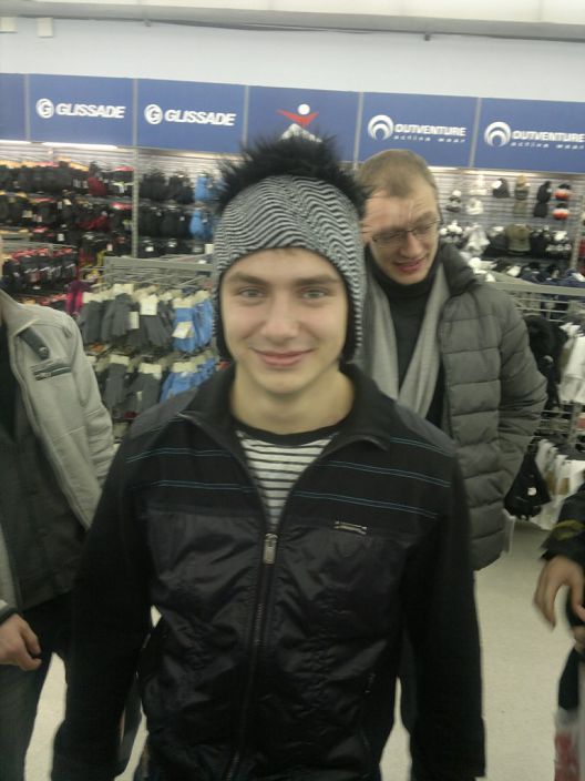 В спортмастере)