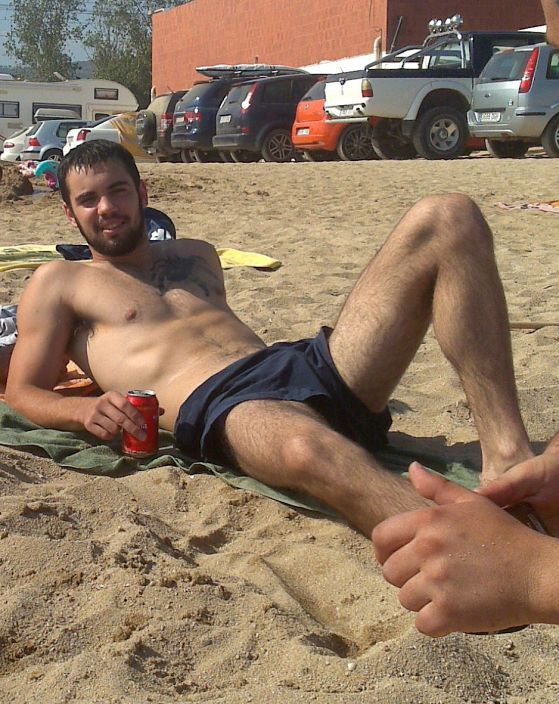 Me at Barcelona beach