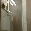 WIFE'S hairy cunt in shower