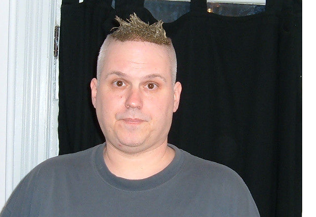 me with hair spiked