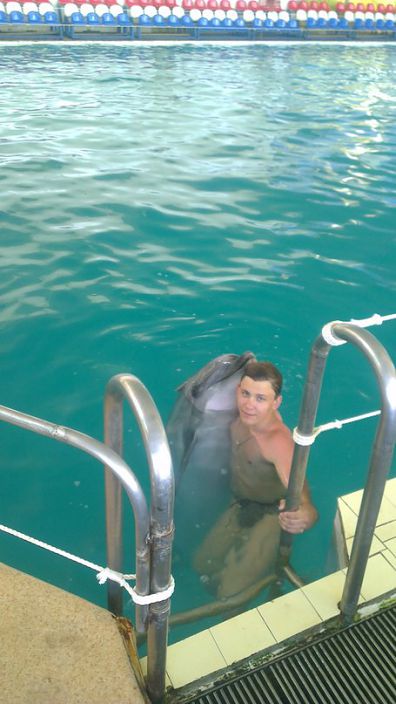 я с дельфином
