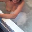wife in the tub