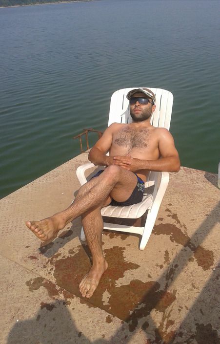 Это я  так отдыхаю...