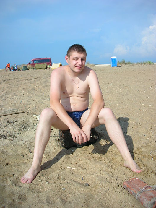 на море