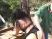 Camping Trip Gets Dark hair Assfucking fucked