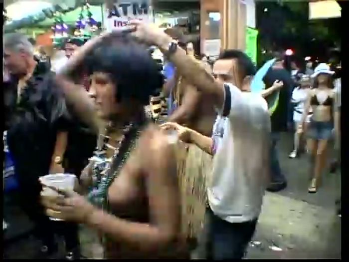 Groups Of Hot Starlets Flashing Their Tits